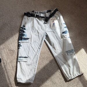 VIP Women's Jeans - Black and Blue Accents